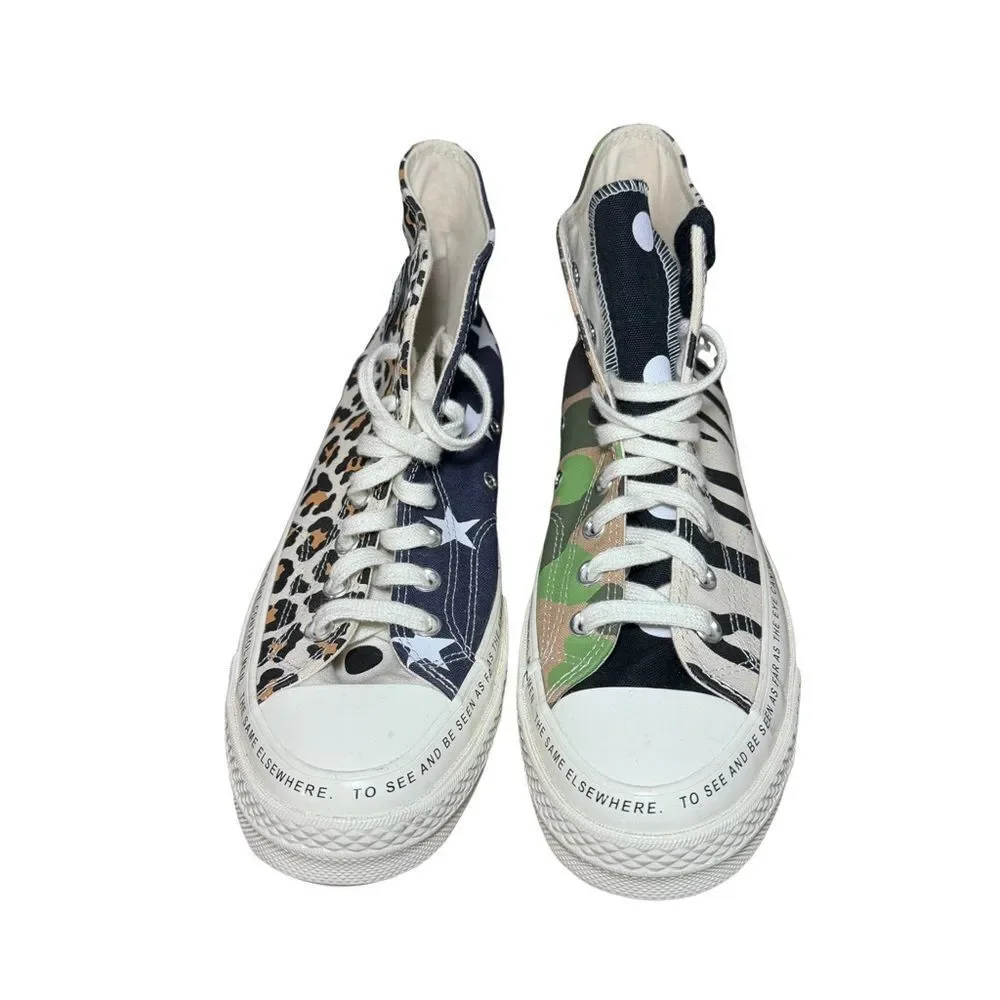 Brain Dead converse Animal Print High-Top Sneakers size 10